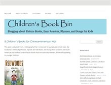 Tablet Screenshot of childrensbookbin.com